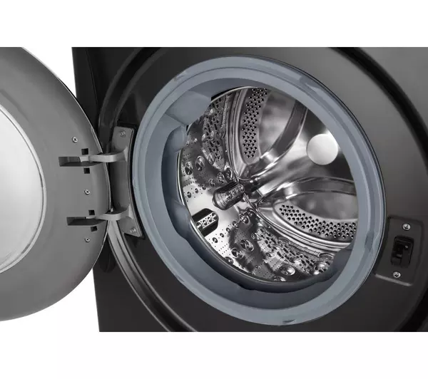 LG TurboWash 360 with AI DD V9 F4V909BTSE WiFi-enabled 9 kg 1400 Spin Washing Machine - Black