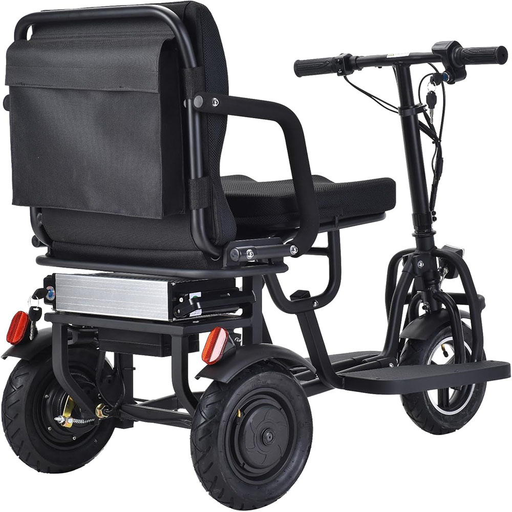 Foldable 3 Wheel Electric Scooter Lightweight Mobility Scooter Foldable Scooter for Adults and Elderly