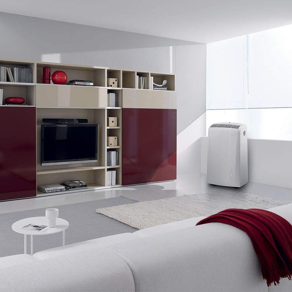 De'Longhi Pinguino PACN82 Eco | Portable Air Conditioner with Real Feel Technology | 80m³, 9,400 BTU, A Energy Efficiency