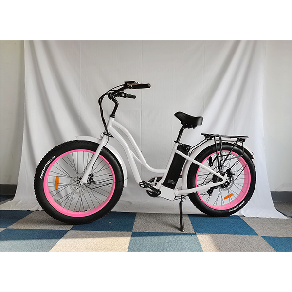 5005-Electric Bicycle 26 Inch Fat Tire 750w Ebike 500w 48v 7 Speeds Aluminum Alloy Fat Bike Beach Electric Bike