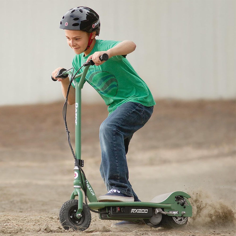 Razor RX200 Electric Off-Road Scooter, Green, 37 Inch