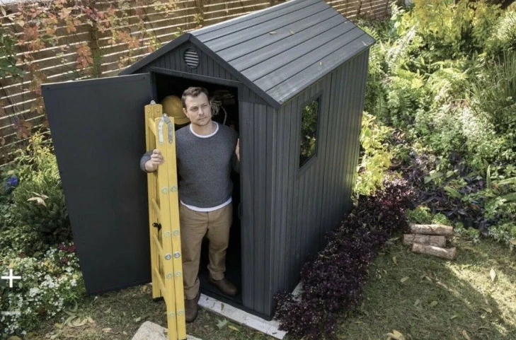 Keter Darwin Shed Grey 6 X 4 Ft Waterproof Garden Storage Shed Cheapest