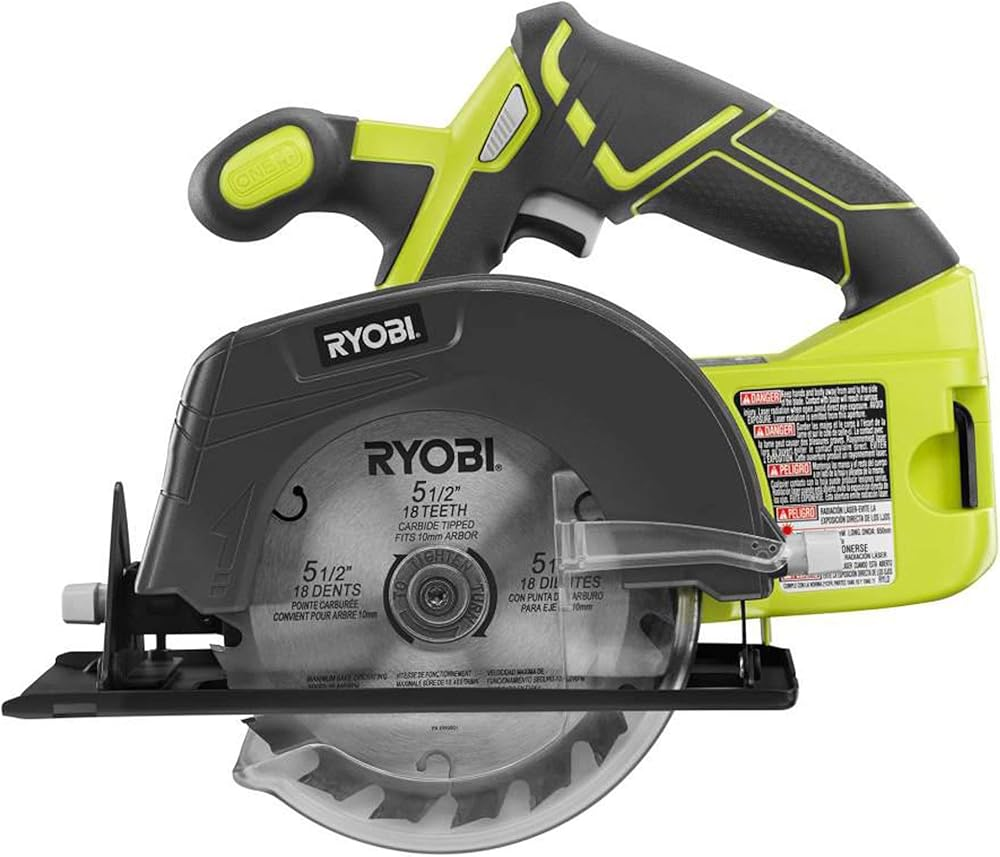 RYOBI P1819 18V Combo Kit: Drill, Impact Driver, Saw, Multi-Tool, Worklight, Batteries, Charger & Bag